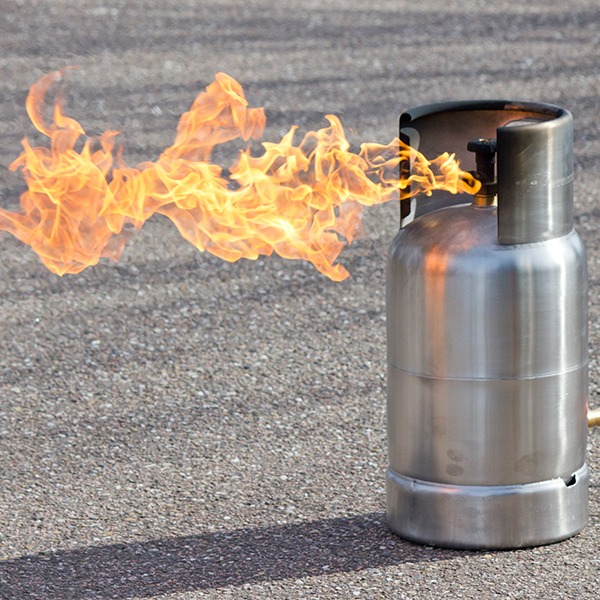Fireware - Firetrainer / Brandattrappe Gasflasche standalone