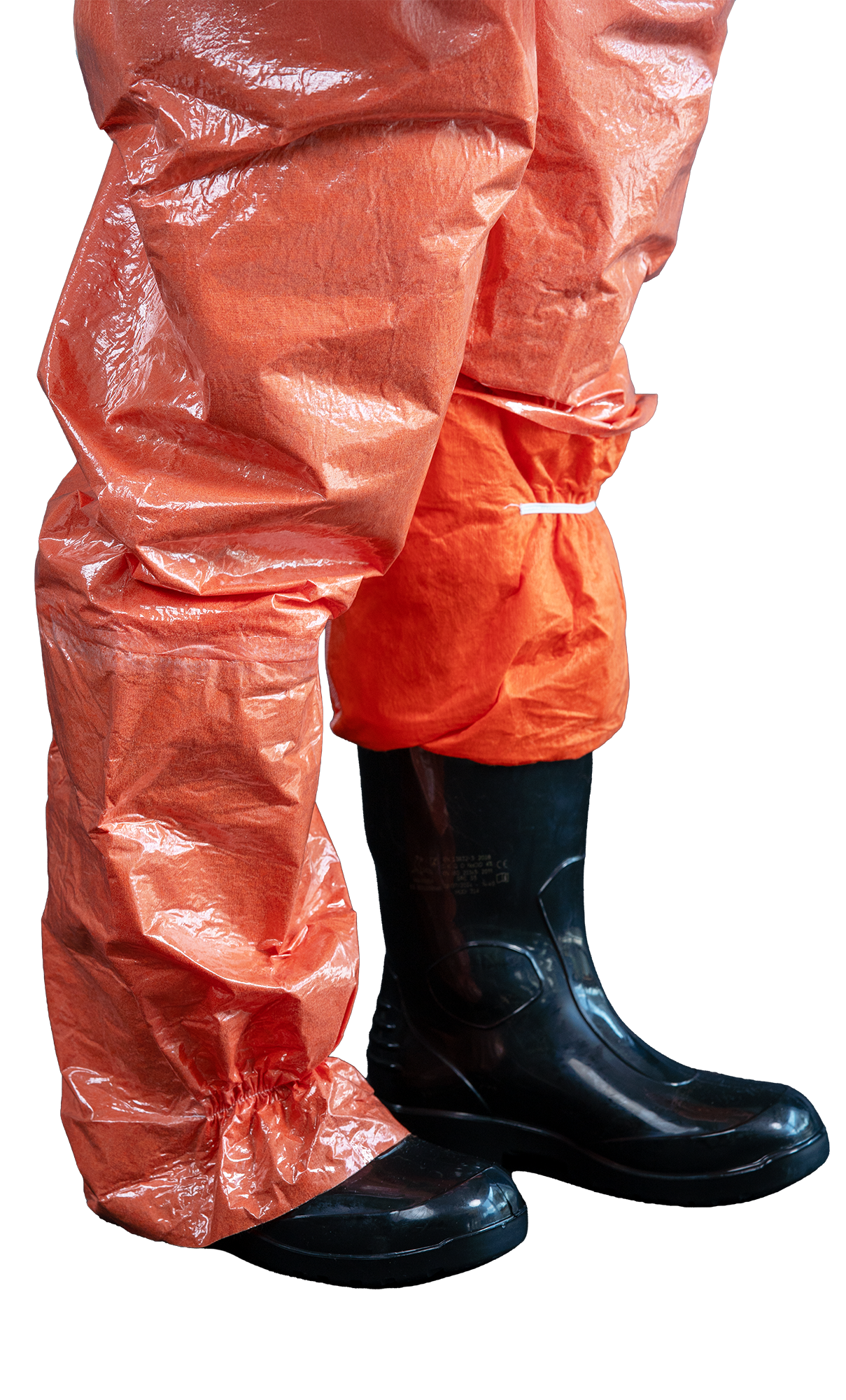 3S - ProChem I CLF A B F01 - CLF-Schutzanzug Typ 3 mit KCL Camatril Nitrilhandschuhen (11, orange, XXXL)