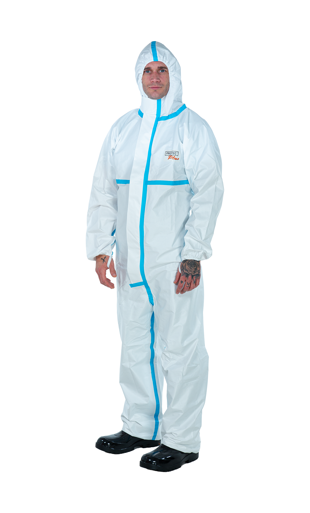 3S - Protec Plus - Chemikalienschutzoverall Typ 4 mit getapten Nähten (XXL)