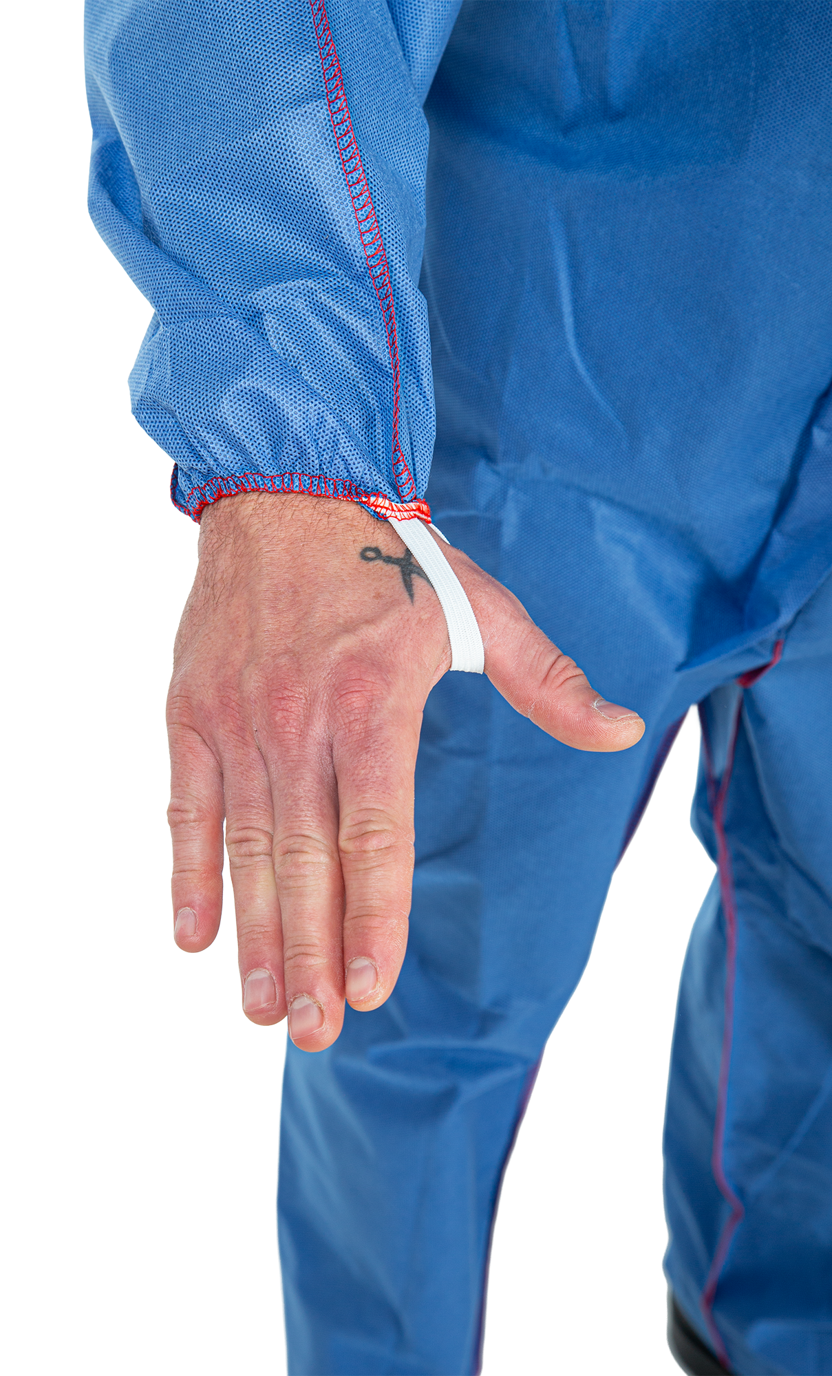 3S - Multi Tec - antistatischer Einweganzug Typ 5/6 gegen Partikel und Sprühnebel (blau, XXXL)