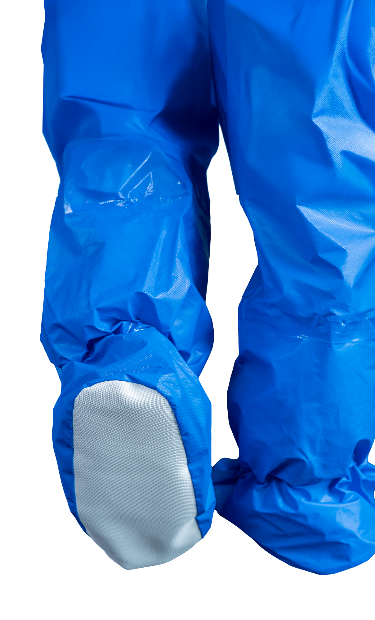 3S - ProChem I CPM E F01 H - CPM-Schutzanzug mit Nitrilhandschuhen und rutschfestem Überschuh (10, blau, XL)
