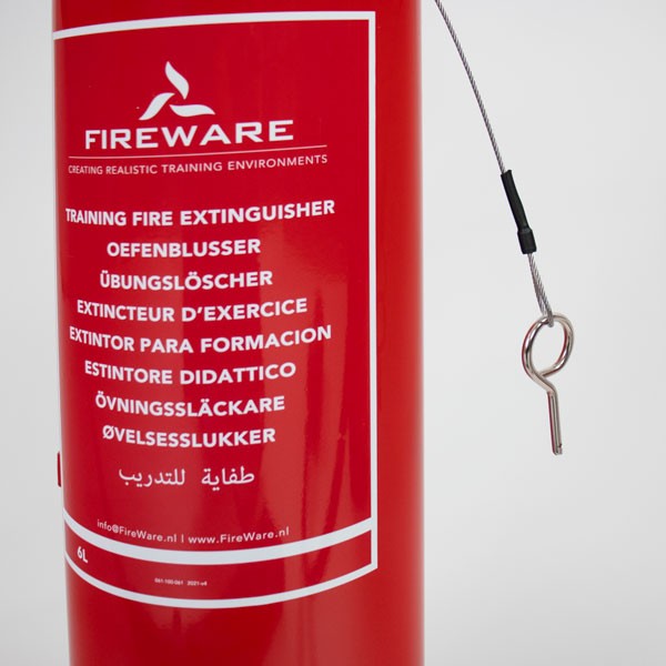 Fireware - Neptune CO₂ Übungslöscher mit Druckgriff (flache Düse)