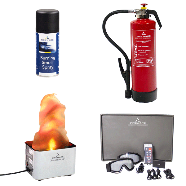Fireware - Set Feuer- und Rauchdarstellung ohne Nebel, rückstandsfrei, kleines Set