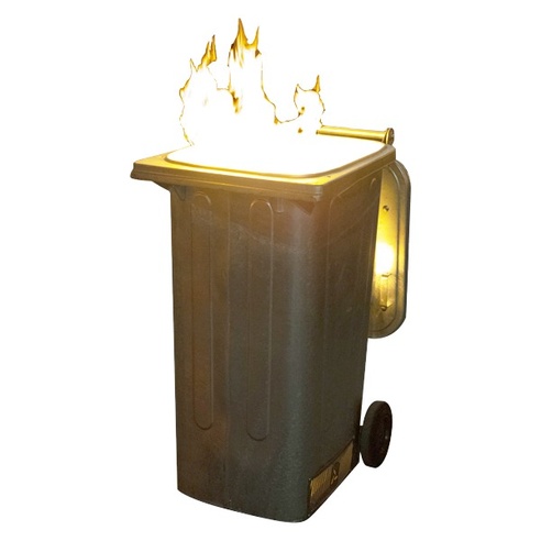 Brandattrappe Mülltonne für Fireware Vesta Firetrainer Brandattrappe Mülltonne für Fireware Vesta Firetrainer