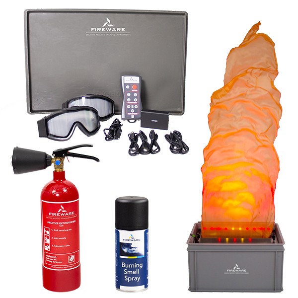 Fireware - Set Feuer- und Rauchdarstellung ohne Nebel, rückstandsfrei, großes Set