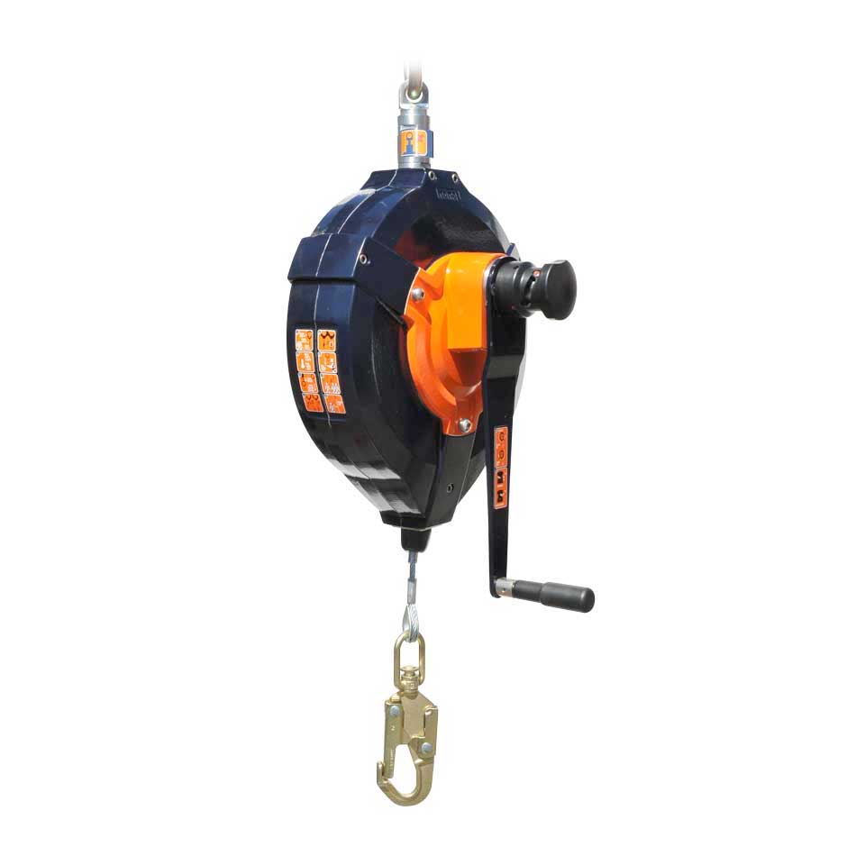 HONOR Safety - FAB33R Höhensicherungsgerät, 33 Meter mit Rettungsfunktion (Kurbel)
