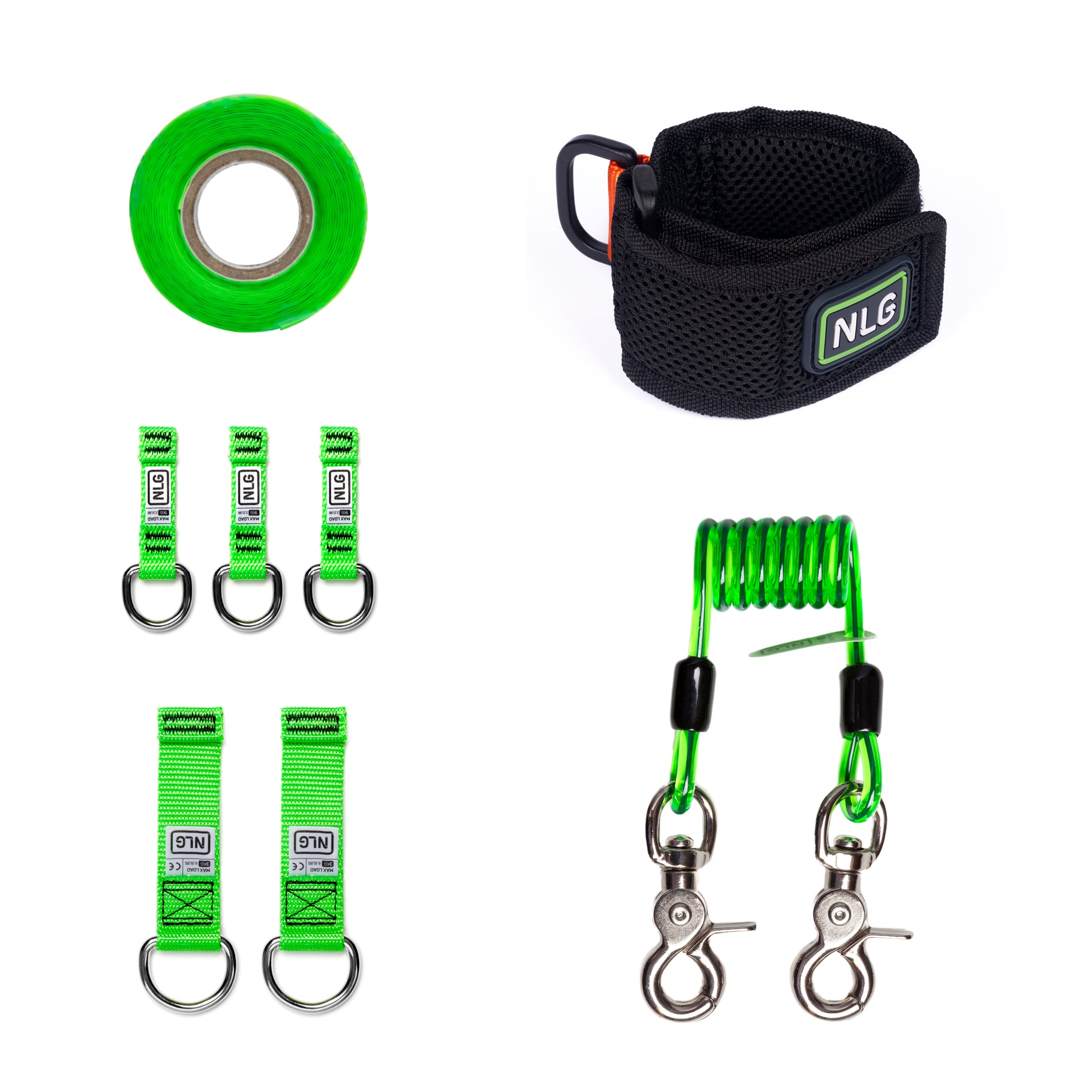 NLG - Werkzeugsicherungs-Set für 5 Werkzeuge - 5 Tool Modular Tethering Kit